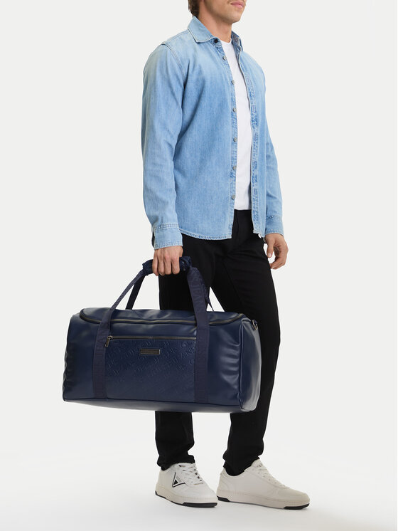 Guess Jeans Geantă de weekend CWBEO-GUESS-B-001-09 Bleumarin