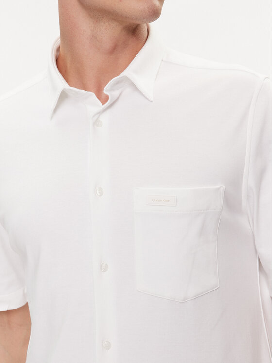 Calvin Klein Calvin Klein Πουκάμισο K10K112708 Λευκό Regular Fit