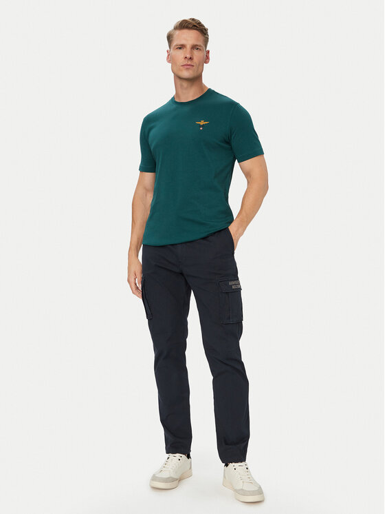 Aeronautica Militare Aeronautica Militare T-Shirt 262TS1580UJ00372 Σκούρο πράσινο Regular Fit