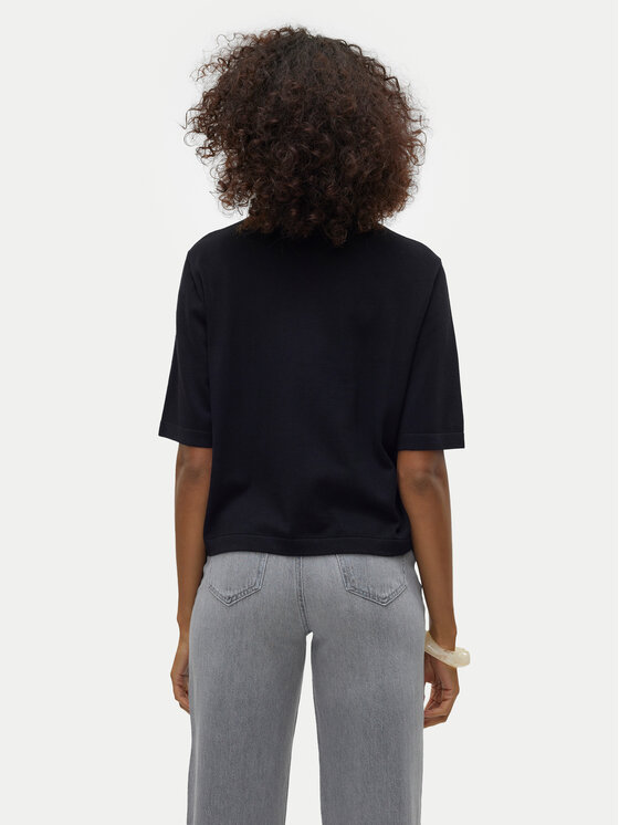 Vero Moda Vero Moda Svetr Silje 10320460 Černá Oversize