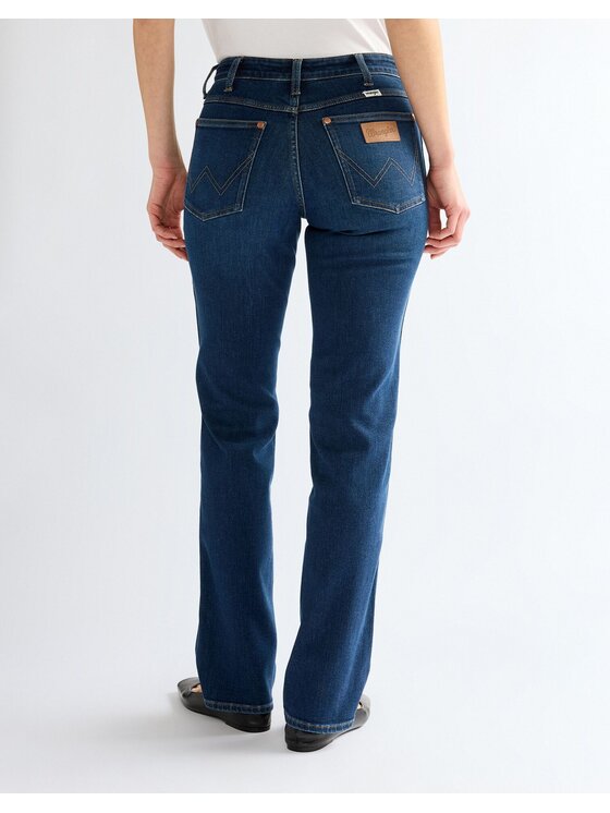 Wrangler Wrangler Jeansy STRAIGHT Niebieski Straight Leg