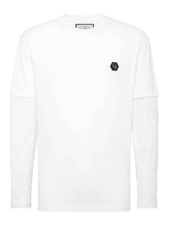 PHILIPP PLEIN PHILIPP PLEIN Tričko 26197 Biela Regular Fit