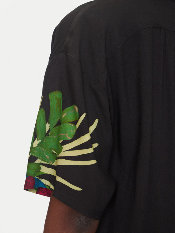 Desigual Desigual Πουκάμισο Artemisa 25SWCW39 Μαύρο Regular Fit