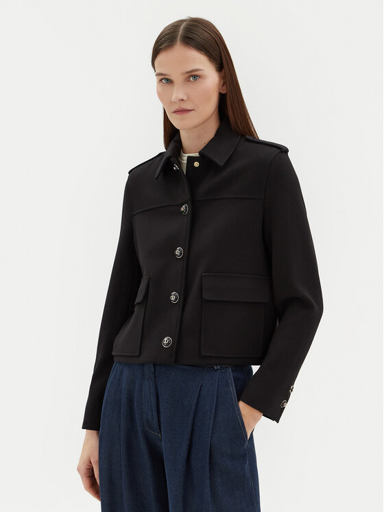 Motivi Motivi Демісезонна куртка Q590Q000718N Чорний Regular Fit