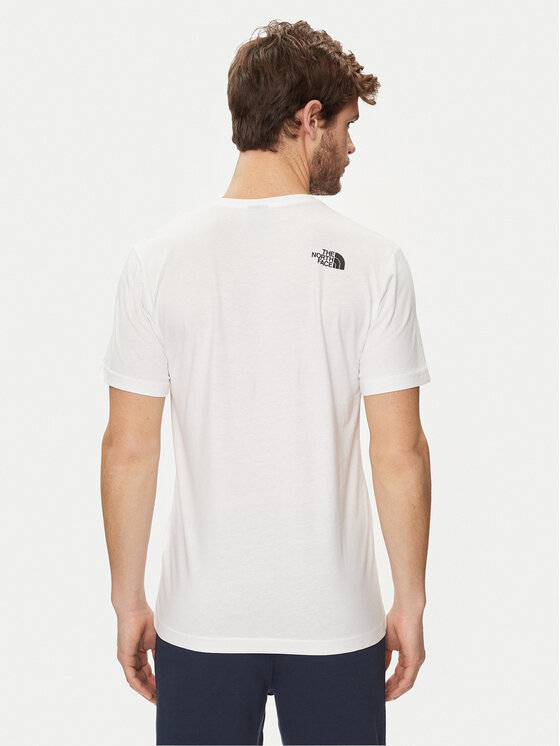 The North Face The North Face Marškinėliai Never Stop NF0A87NS Balta Regular Fit
