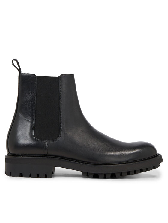 Calvin Klein Jātnieku stila puszābaki Chelsea Boot HM0HM01229 Melns