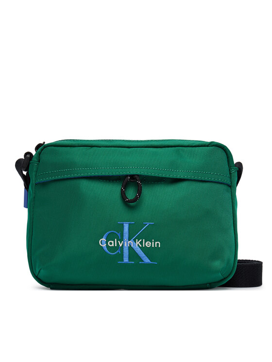 Calvin Klein Calvin Klein Geantă crossover Bold Camera Bag LV04D3117G Verde