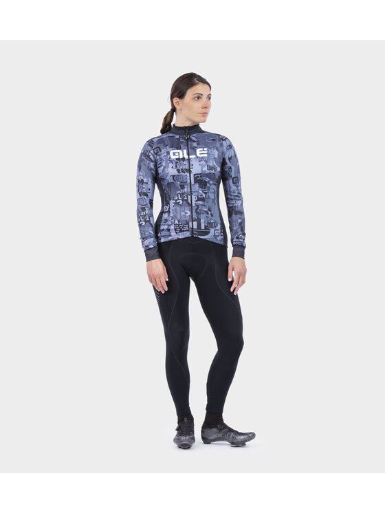 Alé Cycling Alé Cycling Bluza Solid Break Czarny Fitted Fit