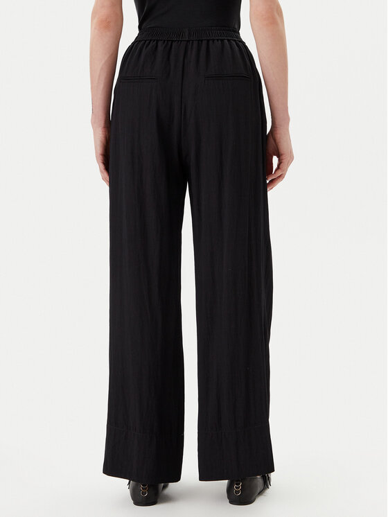 Eleh Eleh Palazzo kalhoty ESS250190 Černá Regular Fit