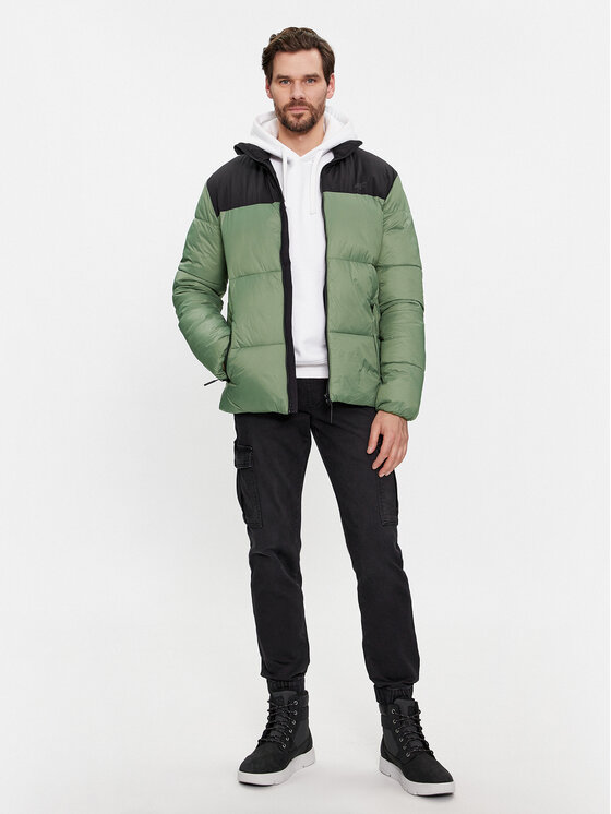 4F 4F Kurtka zimowa 4FWAW23TDJAM348 Khaki Regular Fit