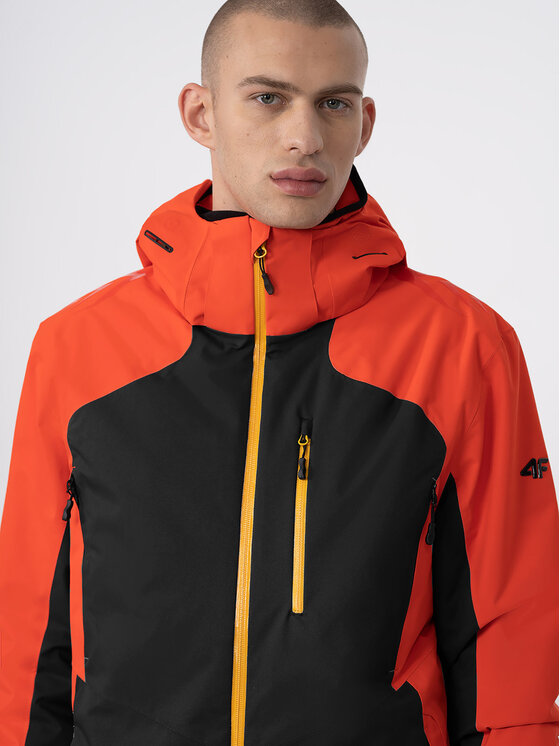 4F 4F Μπουφάν για σκι 4FAW23TTJAM283 Μαύρο Regular Fit