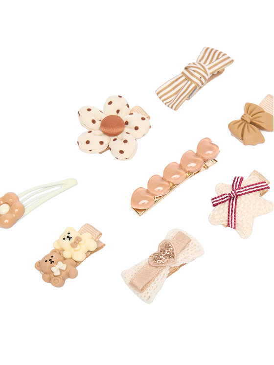 DeeZee DeeZee Set di 8 fermagli per capelli CEO-ACCCS-DEEZEE-02 Marrone