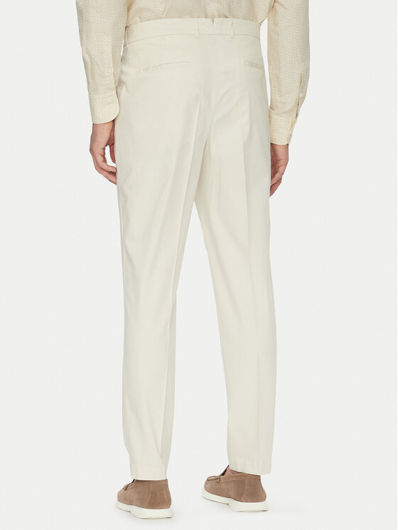 BOSS BOSS Чино панталони C-Perin 50544005 Екрю Relaxed Fit