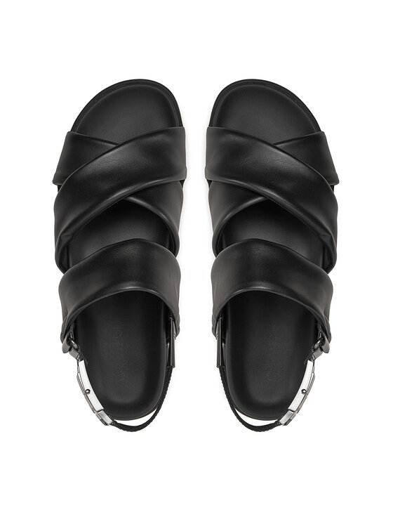 Calvin Klein Calvin Klein Σανδάλια Padded Criss Cross Sandal HM0HM01482 Μαύρο