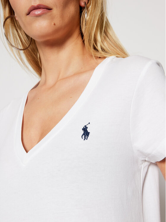 Polo Ralph Lauren Polo Ralph Lauren T-Shirt 211810419002 Biały Regular Fit