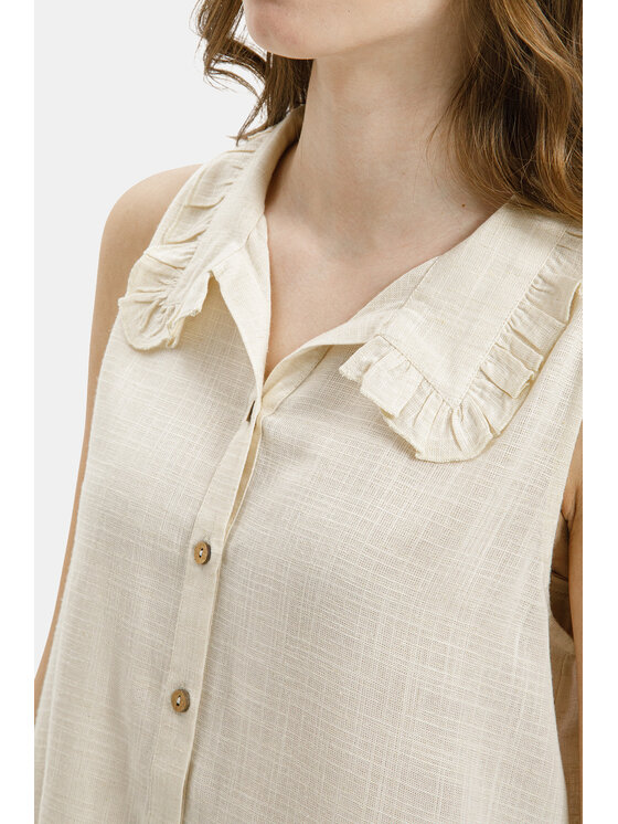 Cross Jeans Cross Jeans Top 75453-028 Beżowy