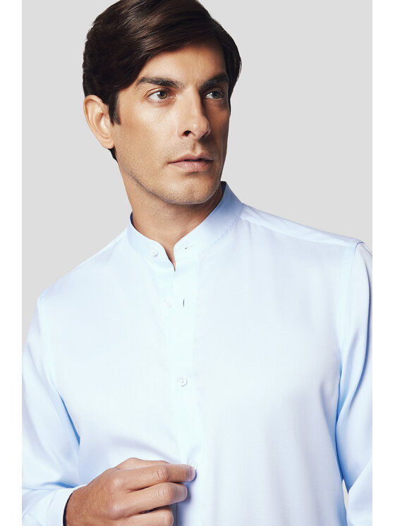 Lancerto Lancerto Koszula Viviana KO073224000006 Niebieski Slim Fit