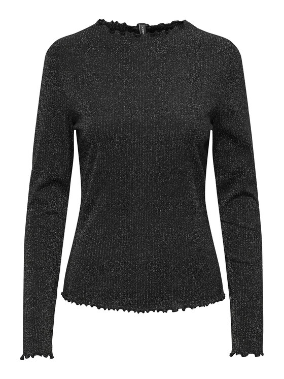 ONLY ONLY Blúzka Emma 15331094 Čierna Regular Fit