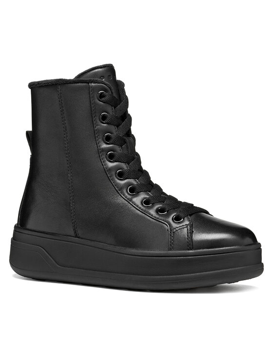 Geox Geox Зимни обувки D Spherica Ecub-2 D66WVF 85 C9999 Черен