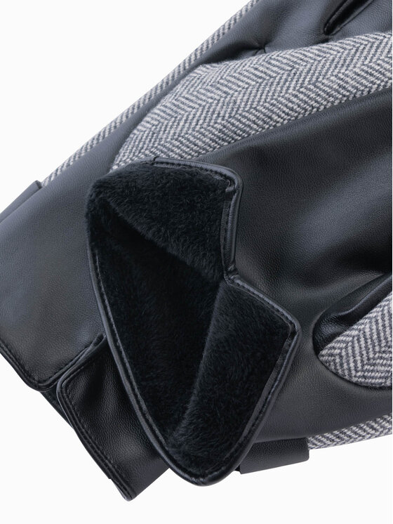 Ombre Ombre Rękawiczki OM-ACGL-0111 Szary