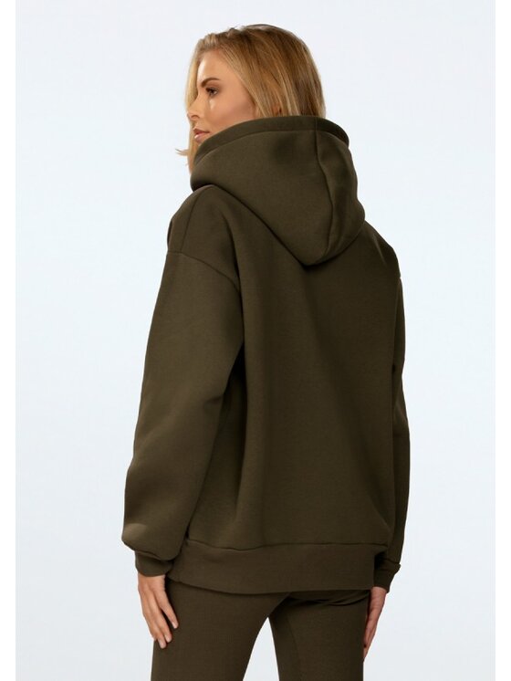 DKaren Sport DKaren Sport Bluza Oseye Khaki Classic Fit