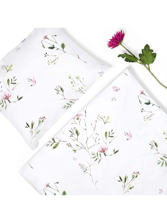 White pocket White pocket Poszewka na poduszkę satynowa Biały