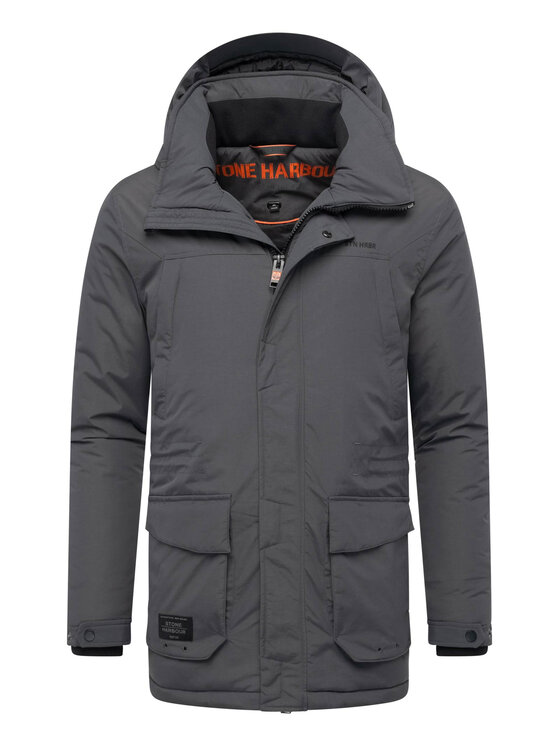 Stone Harbour Stone Harbour Kurtka zimowa Wadiim Szary Regular Fit