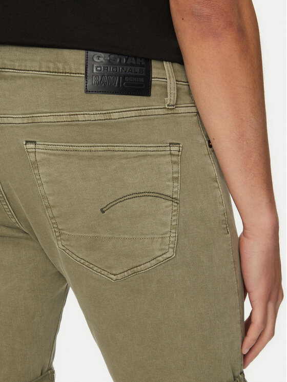 G-Star Raw G-Star Raw Pantaloni scurți de blugi Elto D10481-C258 G567 Verde