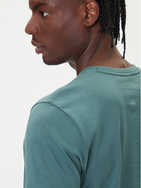 BOSS BOSS Longsleeve Tacks 50512111 Verde Regular Fit