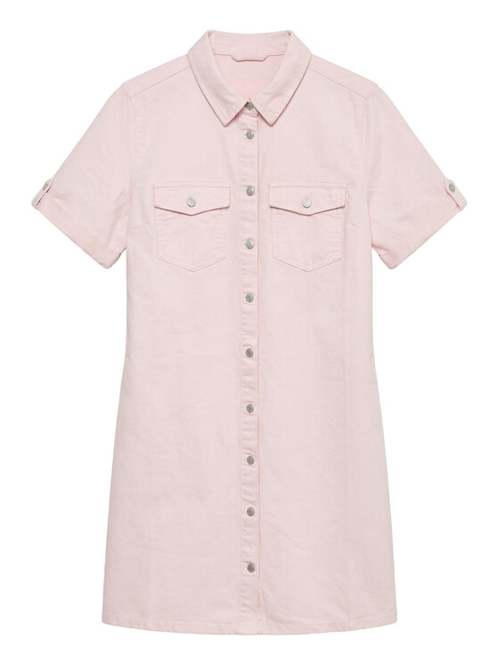 Vero Moda Vero Moda Džínsové šaty Jennie 10309665 Ružová Regular Fit