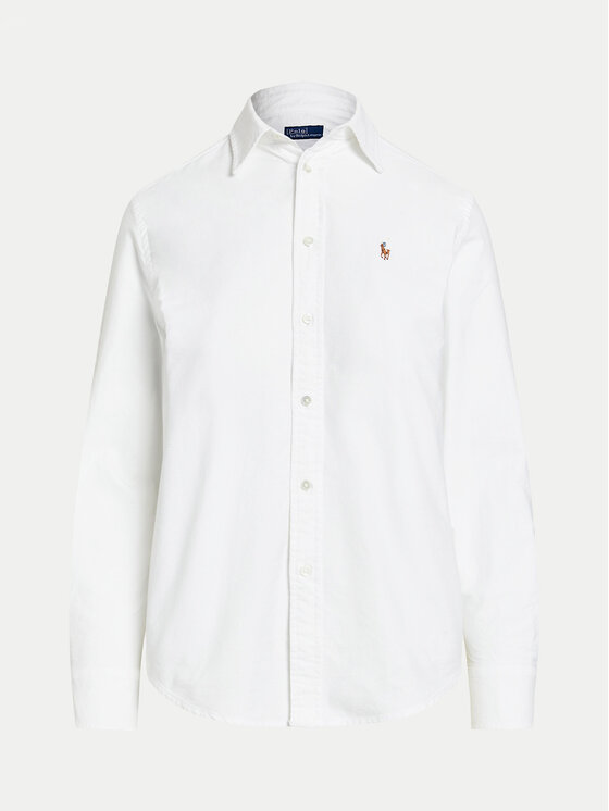 Polo Ralph Lauren Polo Ralph Lauren Marškiniai 211970736001 Balta Relaxed Fit