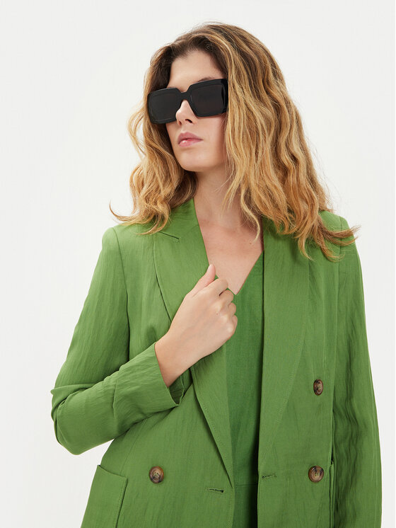 United Colors Of Benetton United Colors Of Benetton Marynarka 27OZDW025 Zielony Regular Fit
