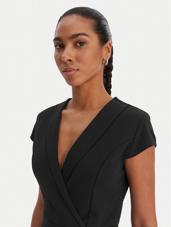 Morgan Morgan Cocktail obleka 261-RIXO Črna Slim Fit