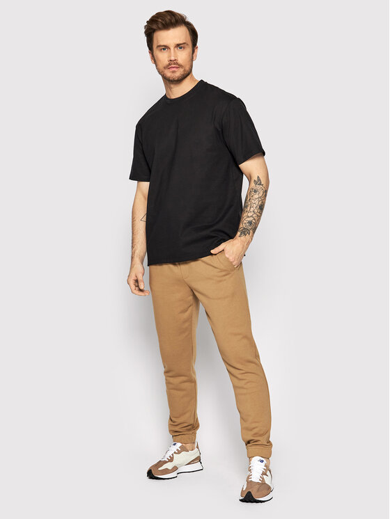 Outhorn Outhorn Spodnie dresowe SPMD604 Brązowy Regular Fit