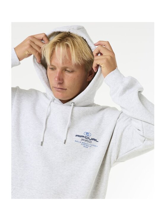 Rip Curl Rip Curl Bluza Rip Curl Pro 25 Event Hood Szary Relaxed Fit