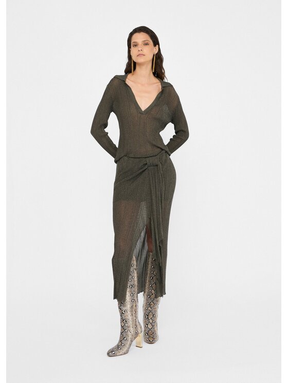 Liu Jo Liu Jo Gonna midi CF5182MS85OA4354 Verde Regular Fit