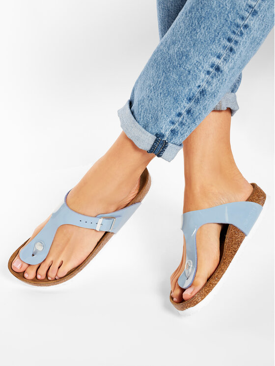 Birkenstock gizeh bleu store