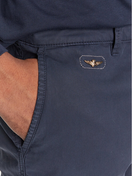 Aeronautica Militare Aeronautica Militare Hlače 252PA1329UCT0244 Tamnoplava Regular Fit