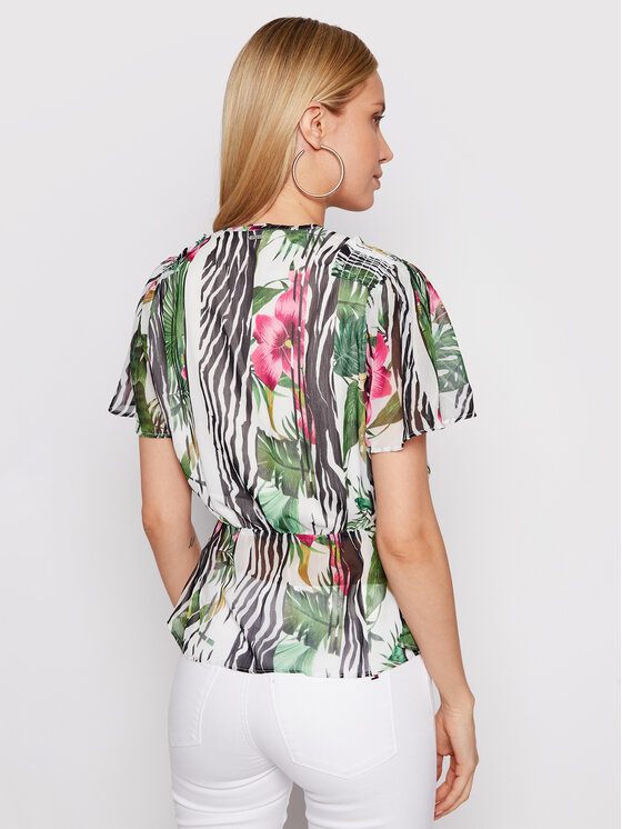 Blusa W1GH98 WDW52 Verde Regular Fit