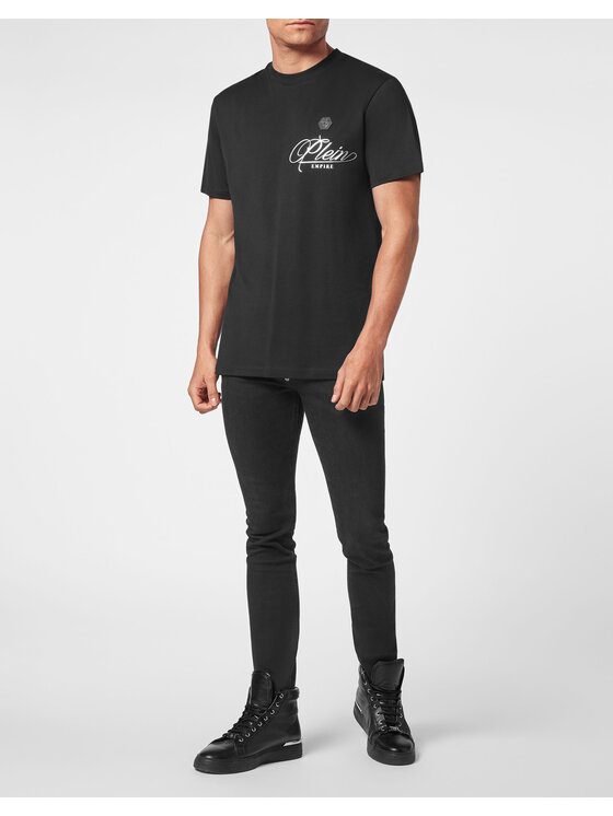 PHILIPP PLEIN PHILIPP PLEIN T-shirt 12861 Nero Regular Fit