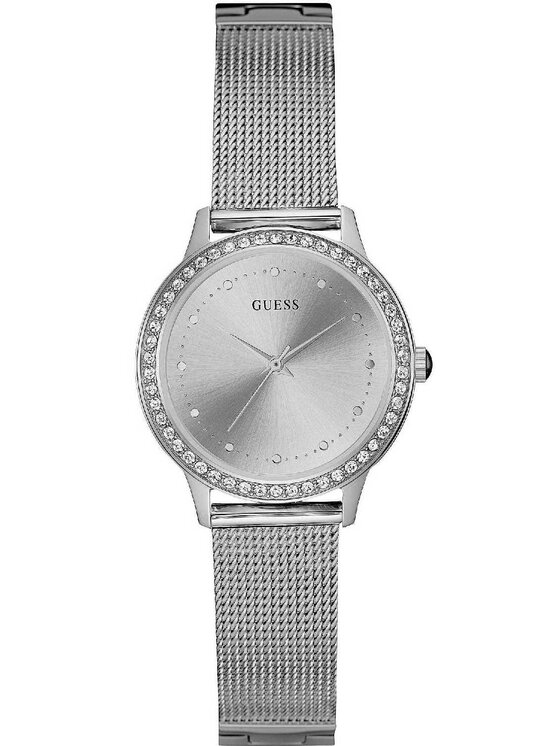 Guess Guess Zegarek W0647L6 Srebrny