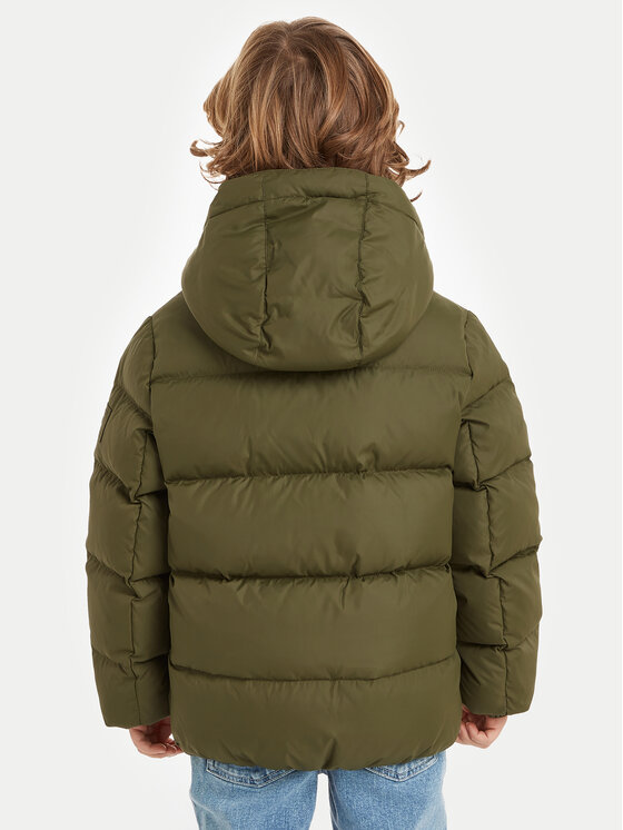 Tommy Hilfiger Tommy Hilfiger Žieminė striukė Essential KB0KB08341 Žalia Regular Fit