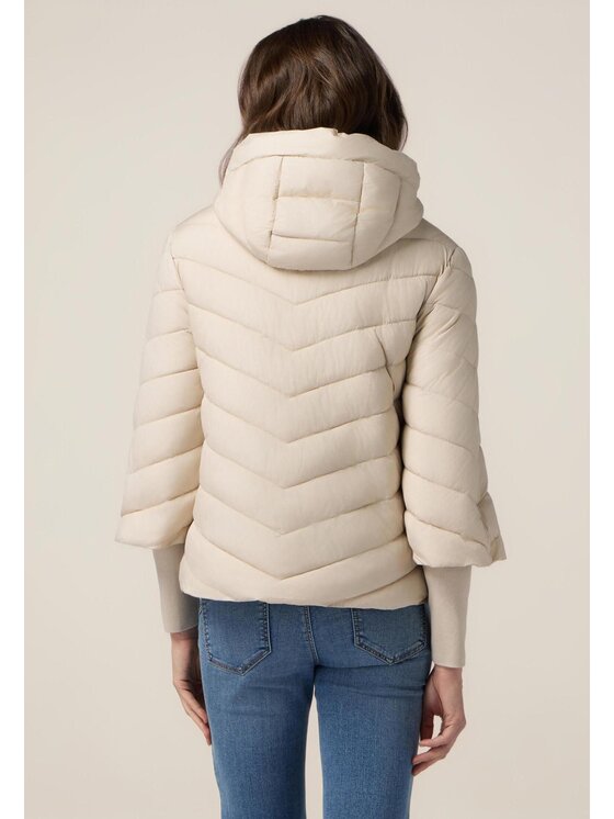 Oltre Oltre Giubbotto piumino F130J000183N002 Écru Baggy Fit