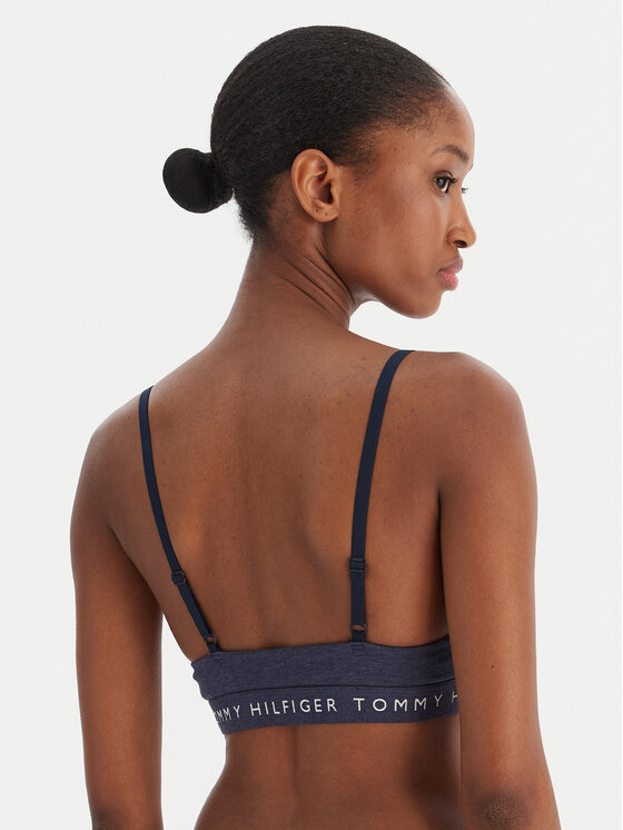 Tommy Hilfiger Tommy Hilfiger Bralette rinnahoidja UW0UW05715 Tumesinine