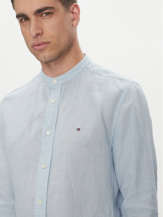 Tommy Hilfiger Tommy Hilfiger Košile MW0MW39271 Světle modrá Regular Fit