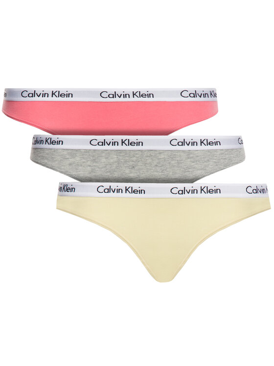 Calvin Klein Underwear Calvin Klein Underwear 3 db klasszikus alsó 000QD3588E Színes