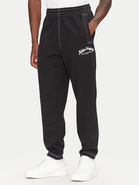 adidas Teplákové nohavice JP4487 Čierna Regular Fit