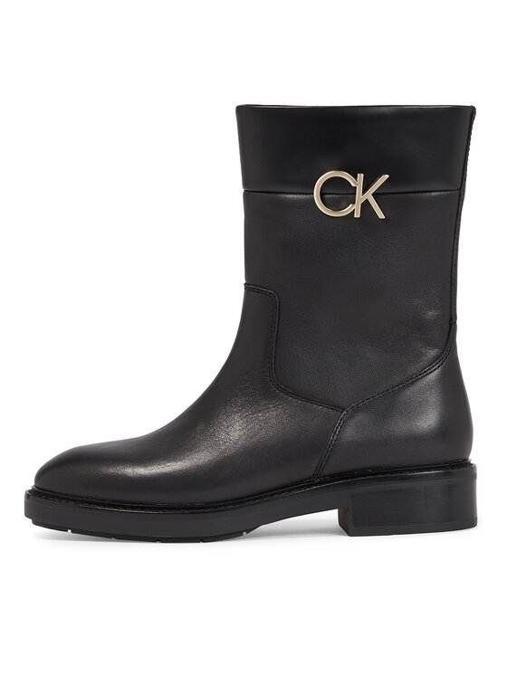 Calvin Klein Calvin Klein Stivaletti Rubber Sole Ankle Boot W/Hw HW0HW01703 Nero