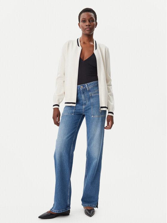 Olsen Olsen Kardigán 11004538 Ekru Regular Fit