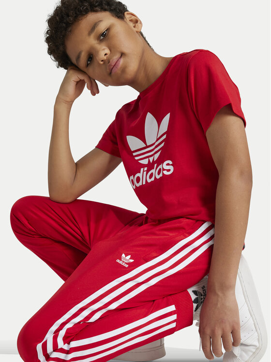 adidas adidas Teplákové kalhoty adicolor SST IX7631 Červená Regular Fit